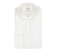 OLYMP Hemd Herren Slim Fit Langarm Baumwolle weiß, 44