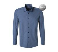 OLYMP Hemd Herren Slim Fit Langarm Jersey blau, 38