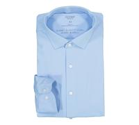 OLYMP Hemd Herren Slim Fit Langarm Jersey blau, 41
