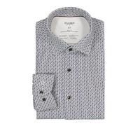 OLYMP Hemden Herren Slim Fit Langarm Jersey blau, 41