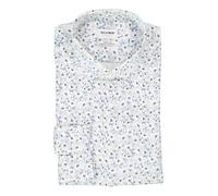 Businesshemd OLYMP "OLYMP Level Five 24/Seven, body fit, Modern Kent", Herren, Gr. 43, Normaler Arm, weiß, 64% Baumwolle, 27% Polyester, 9% Elasthan, Hemden (65602859-43) weiß