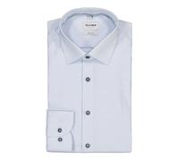OLYMP Hemd Level Five Body Fit Baumwoll-Mix mit Kentkragen Hellblau Größe 41
