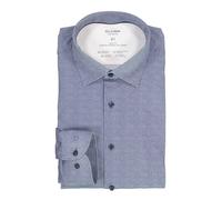 OLYMP Herrenhemd Slim Fit Langarm Jersey New York Kentkragen Blau Größe 38