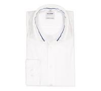 OLYMP Hemd Herren Slim Fit Langarm Kent weiß, 39