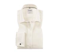 OLYMP Hemd Herren Slim Fit Umschlagmanschetten Baumwoll-Stretch weiß, 45
