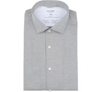 OLYMP Hemd Level 5 24/Seven Grau Grün - Größe 42 Grün 42