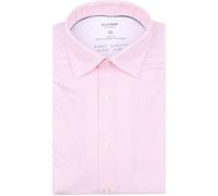 OLYMP Hemd Level 5 24/Seven Pied De Poule Rosa - Größe 40 Pink 40