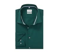 OLYMP Hemd Herren Slim Fit Langarm Baumwolle grün, 43