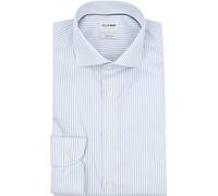OLYMP Hemd Level 5 Luxury Stripe Hellblau - Größe 42 (L) Hellblau 42