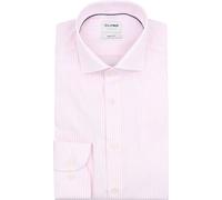OLYMP Hemd Level 5 Luxury Stripe Rosa - Größe 43 (XL) Pink 43