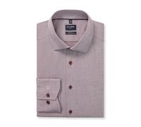 OLYMP Luxor Performance Climate Control Modern Fit Hemd bordeaux, Einfarbig