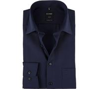 OLYMP Hemd Luxor Modern-Fit Navy - Größe 48 Blau 48