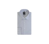 Businesshemd OLYMP "Luxor modern fit", Herren, Gr. 38, N-Gr, grau (silbergrau), Web, Obermaterial: 100% Baumwolle, Hemden (58320255-38) silbergrau