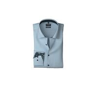 OLYMP Herren Oberhemd Langarm Luxor,Faux Uni,465 Modern Fit 20,13 New Kent,bleu 11,39