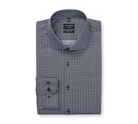 OLYMP Hemd "No 6" - Super Slim - in Dunkelblau - Größe 40 | Herren Plussize