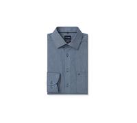Businesshemd OLYMP "OLYMP Luxor, Modern Fit, New Kent", Herren, Gr. 45, Normaler Arm, blau (marine), 100% Baumwolle, Hemden (65617259-45) marine