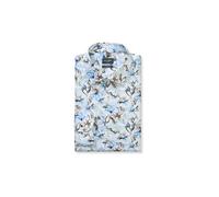 OLYMP Hemd Luxor Modern Fit, blau, bedruckt, Größe 42