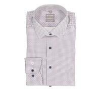 OLYMP Hemden Herren Comfort Fit Langarm Baumwoll-Stretch violett, 45