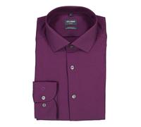 OLYMP Hemden Herren Langarm Baumwoll-Stretch violett, 40