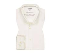 OLYMP Level Five 24/Seven Climate Control, Atmungsaktives Hemd mit Kühlungseffekt, body fit, Beige, Kent, 44 (0734642044)