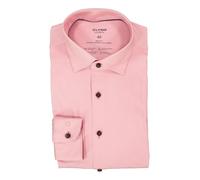 OLYMP Level Five 24/Seven, atmungsaktives Stretch Hemd aus Jersey, body fit, Mauve, Kent, 40 (2008649340)