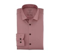 OLYMP Level Five 24/Seven Body Fit Jerseyhemd mauve, Einfarbig