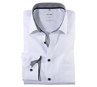 OLYMP Herren Businesshemd Comfort Fit Luxor | Langarm - 100% Baumwolle - New Kent Kragen