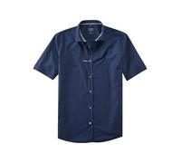 OLYMP Herren Businesshemd Kurzarm Casual,Uni,059 Casual 22,01 Kent-Kragen,Marine 18,XXL