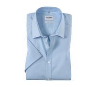 OLYMP Herren Businesshemd Kurzarm Level.Five.Body.fit,Einfarbig,Body fit,New York Kent,hellblau 10,36