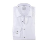 OLYMP Level Five Hemd Herren Slim Fit Baumwolle weiß, 40