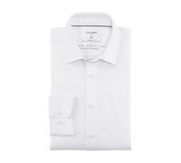 OLYMP Herren Businesshemd Langarm Luxor.24.Seven,Single Jersey,modern fit,New Kent,Weiss 00,45
