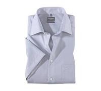 OLYMP Herren Businesshemd Langarm Luxor,Einfarbig,Comfort fit,New Kent,Silbergrau 63,48