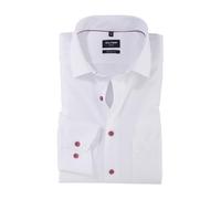 OLYMP Herren Businesshemd Langarm Luxor,Einfarbig,modern fit,Global Kent,Mauve 93,41