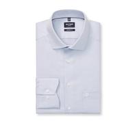 OLYMP Businesshemd Luxor Modern Fit – 100% Baumwolle, 2‑Knopf‑Manschette, Web – Herren 43 silbergrau