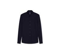 OLYMP Herren Businesshemd Langarm No.Six.24.Seven,Single Jersey,super Slim,Urban Kent,Marine 18,40