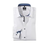 OLYMP Herren Businesshemd Langarm No.Six,Einfarbig,super Slim,Urban Kent,Marine 18,44
