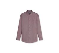 Businesshemd OLYMP "OLYMP Luxor, Modern Fit, New Kent", Herren, Gr. 42, Normaler Arm, rot (bordeaux), 100% Baumwolle, Hemden (38471728-42) bordeaux