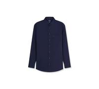 OLYMP Herren Businesshemd Luxor Langarm – Einfarbig, Modern Fit, New Kent – Indigo 96, Größe 46