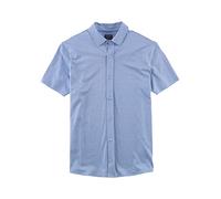 OLYMP Herren Freizeithemd Kurzarm Polo,Uni,Polo-Kragen,hellblau 10,M