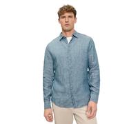 OLYMP Herren Freizeithemd Langarm 404014,Einfarbig,059 Casual 22,Kent-Kragen,smaragd 88,L