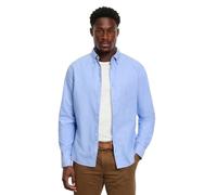 OLYMP Herren Freizeithemd Langarm 406474,Oxfort,059 Casual 22,Button-Down-Kragen,blau 15,3XL