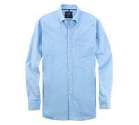 OLYMP Herren Freizeithemd Langarm Casual,Fischgrat,modern fit,Button-Down-Kragen,bleu 11,S