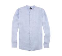OLYMP Herren Freizeithemd Langarm Casual,Gestreift,Regular fit,Stehkragen,bleu 11,M