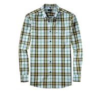 OLYMP Casual, Freizeithemd, regular fit, Blau, Karo, Button-down, XXL (40234411XXL)