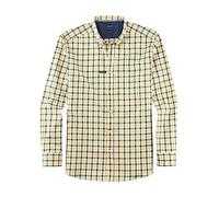 OLYMP Herren Freizeithemd Langarm Casual,Kariert,Regular fit,Button-Down-Kragen,grün 45,L