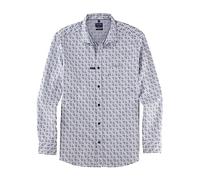 OLYMP Herren Freizeithemd Langarm Casual,Rotationsdruck,Regular fit,Kent-Kragen