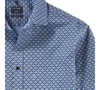OLYMP Herren Freizeithemd Langarm Casual,Rotationsdruck,Regular fit,Kent-Kragen,bleu 11,M