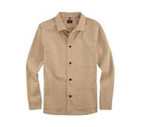 OLYMP Herren Freizeithemd Langarm Casual,Twill,Overshirt,Kent-Kragen,beige 21,L