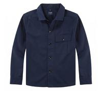 OLYMP Herren Freizeithemd Langarm Casual,Twill,Overshirt,Kent-Kragen,royal 19,L