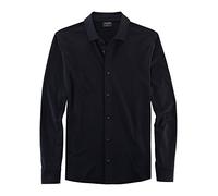 OLYMP Herren Freizeithemd Langarm Polo,Uni,modern fit,Marine 18,S